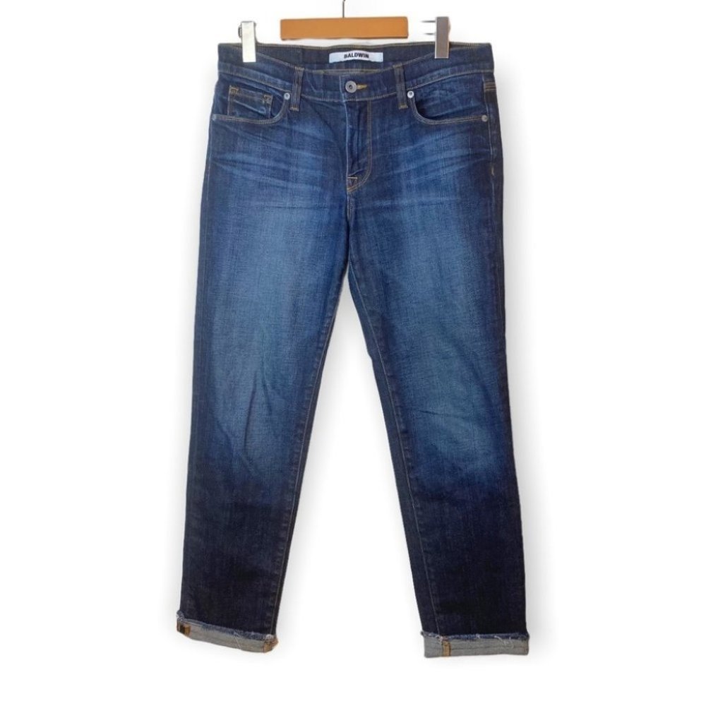 Baldwin The Andi Boyfriend Nolita Dark Wash Ankle  Jeans